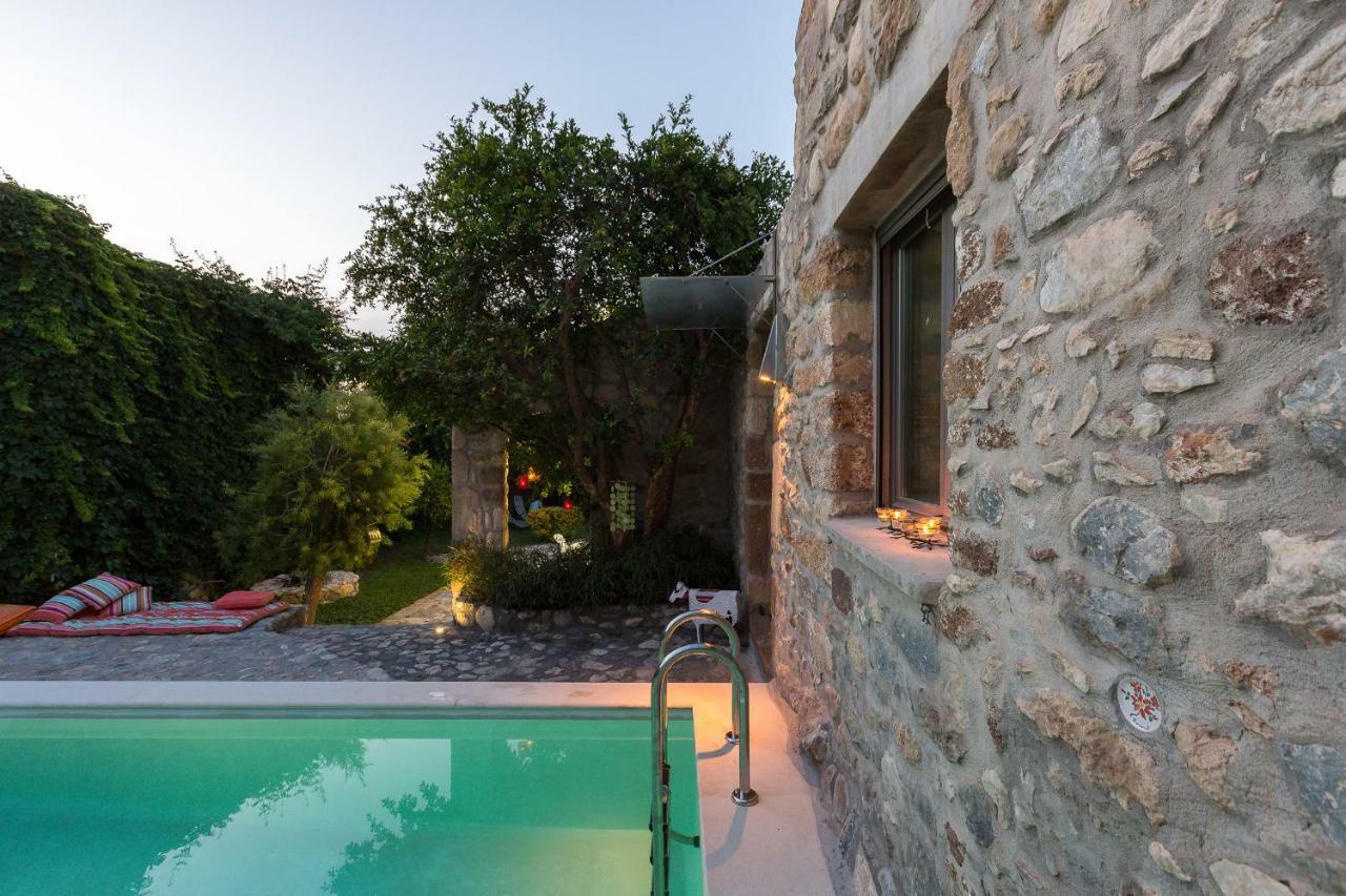 Muazzo Creta Stone House, Nature Escape With Pool, By Thinkvilla Pigi  Ngoại thất bức ảnh