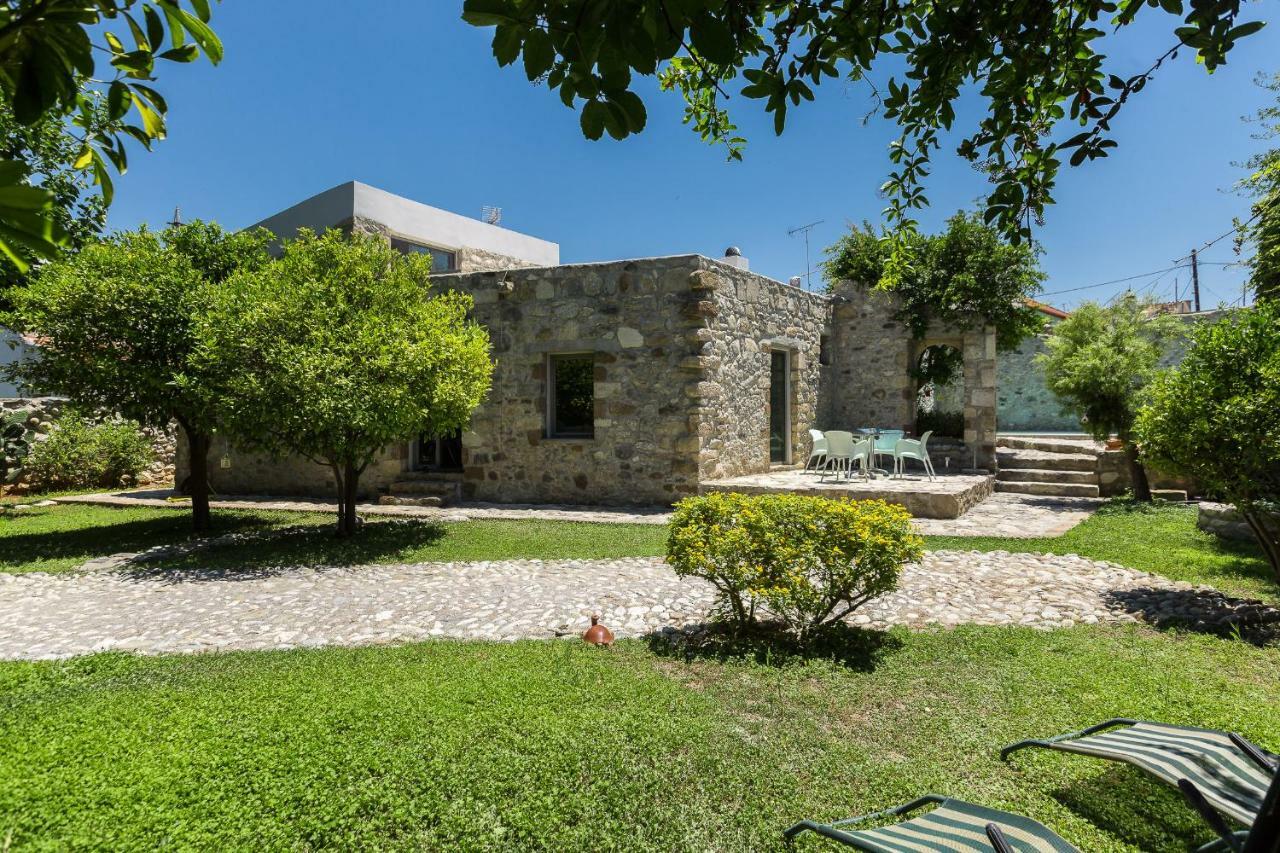 Muazzo Creta Stone House, Nature Escape With Pool, By Thinkvilla Pigi  Ngoại thất bức ảnh