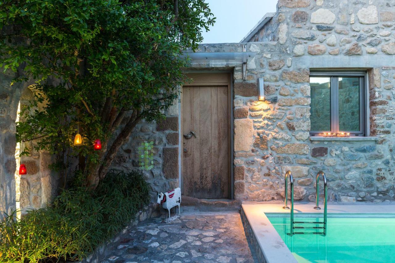 Muazzo Creta Stone House, Nature Escape With Pool, By Thinkvilla Pigi  Ngoại thất bức ảnh