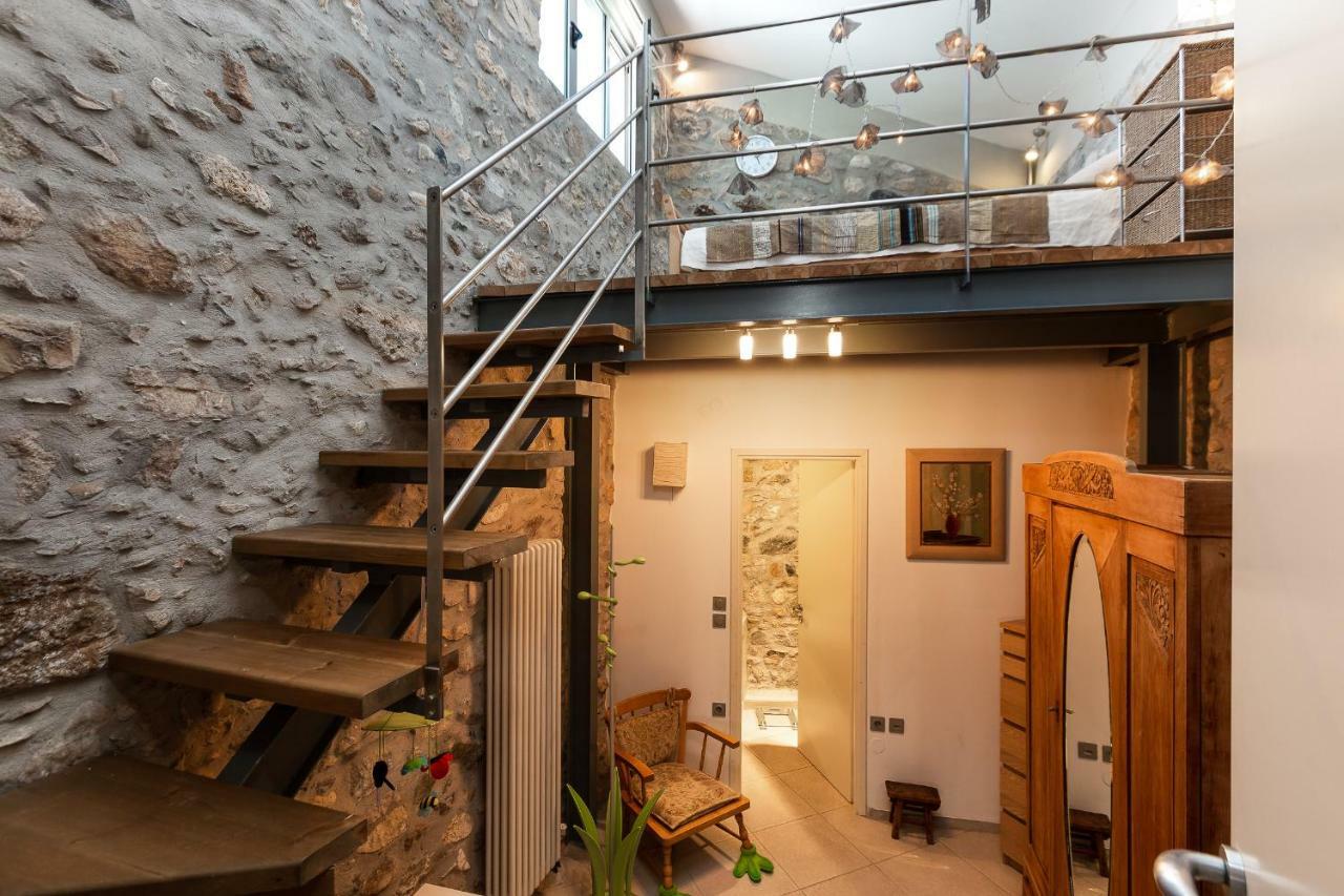 Muazzo Creta Stone House, Nature Escape With Pool, By Thinkvilla Pigi  Ngoại thất bức ảnh